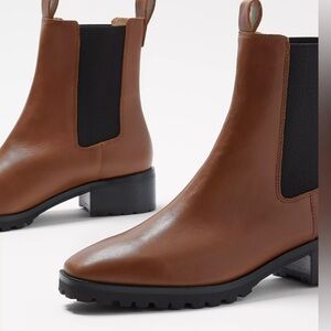 Ann Taylor Brown Ankle Boots